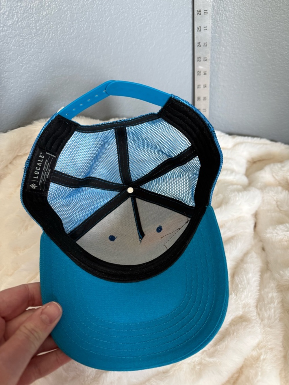 Glacier National Park Teal Scenic Patch Trucker Hat - Picture 5 of 6